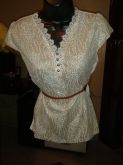 Blusa de renda branca